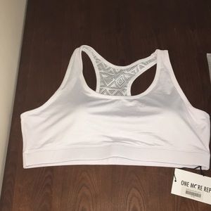 XXL White Bomber Bra NWT